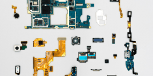 Image of circuit board parts